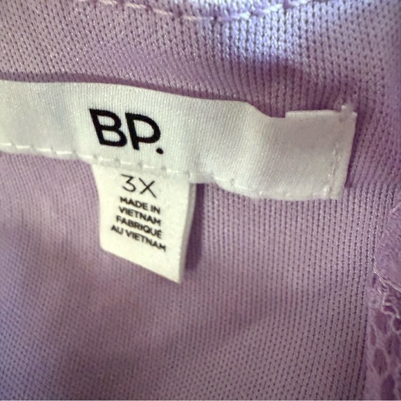 NWT BP.  Lace Cami Mesh Minidress - Tunic Purple Mineral Abstract Size 3X - Picture 12 of 13